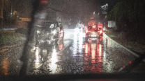 Regenschauer in der Nacht
