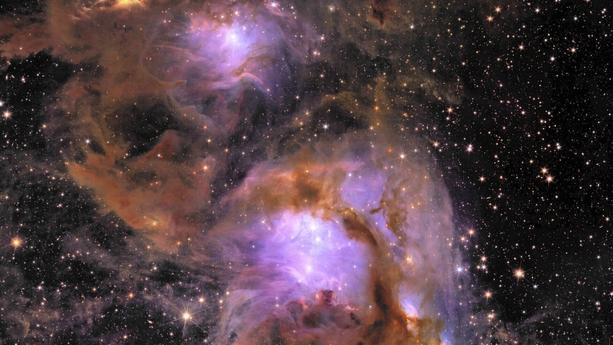 This image provided by European Space Agency on Thursday, May 23, 2024, shows Euclidâ€™s new image of star-forming region Messier 78. The European Space Agency released the photos from the Euclid observatory on Thursday. They were taken following the telescope's launch from Cape Canaveral, Florida, last year, as a warm-up act to the real job now under way: surveying the so-called dark universe.   (European Space Agency via AP)