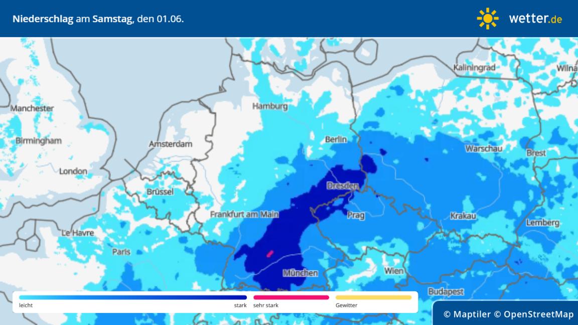 Unwetter Deutschland: Dauerregen, Hochwasser Sowie Hagel Und Sturmböen ...