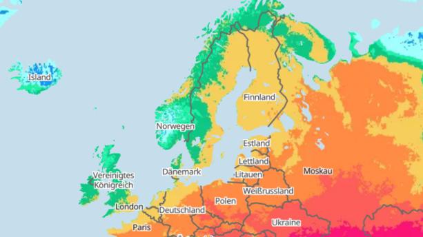 Teaserbild Wetter Nordeuropa