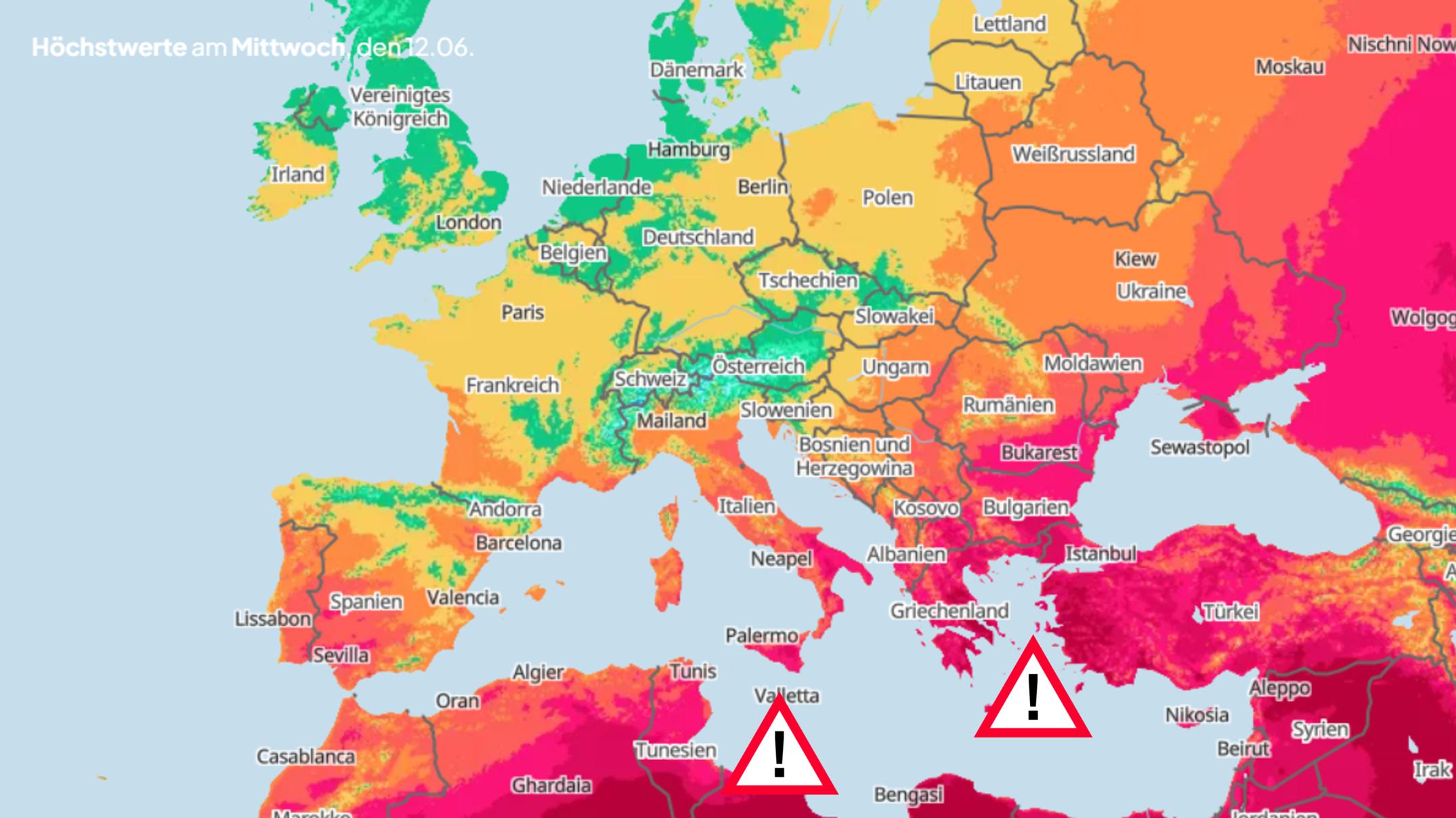 Trend und WetterPrognose Sommer 2024 Hitze und neue Unwetter in