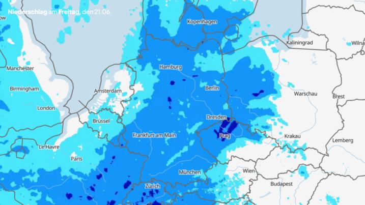 Unwetter-Fahrplan Deutschland Aktuell: Schwere Gewitter, Starkregen ...