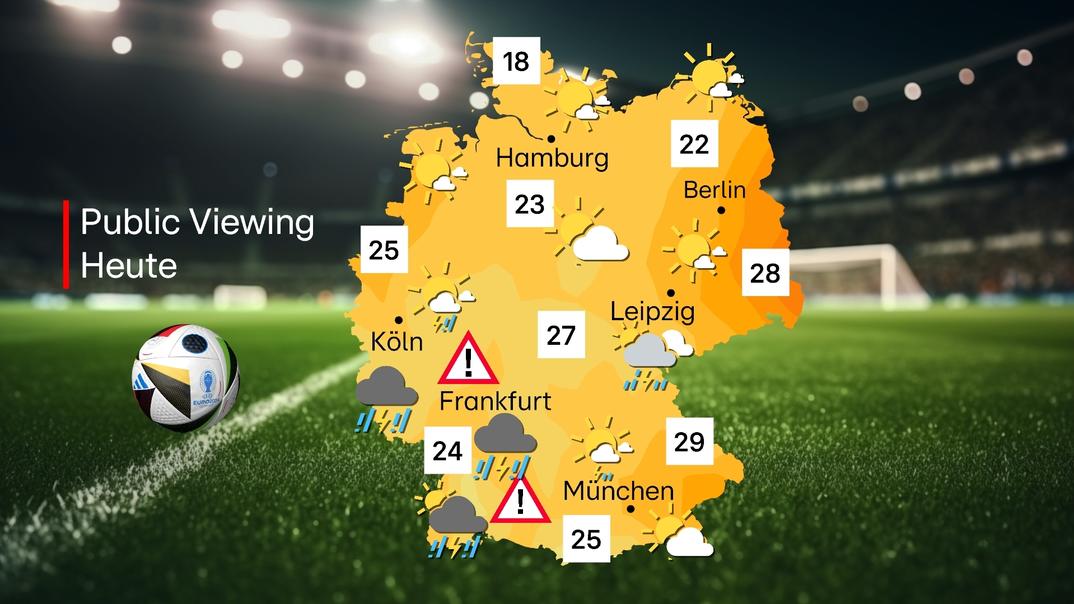 Unwetter-Fahrplan: Gewitter, Starkregen, Hagel, Sturm Beenden Hitze ...