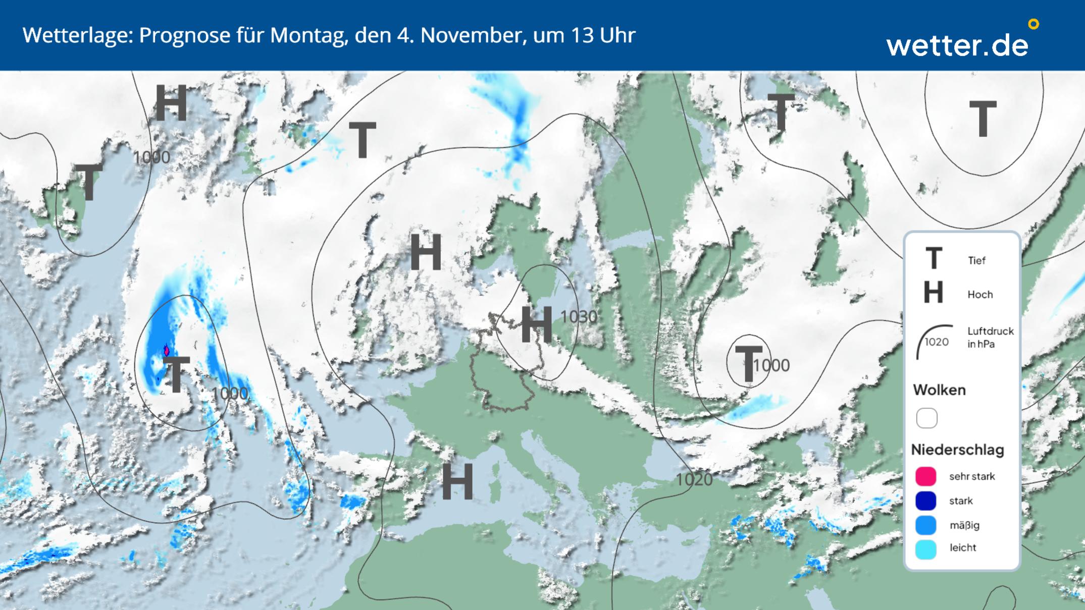 Wetter und Wetterthemen am 4. November 2024 Sonne setzt sich in Szene