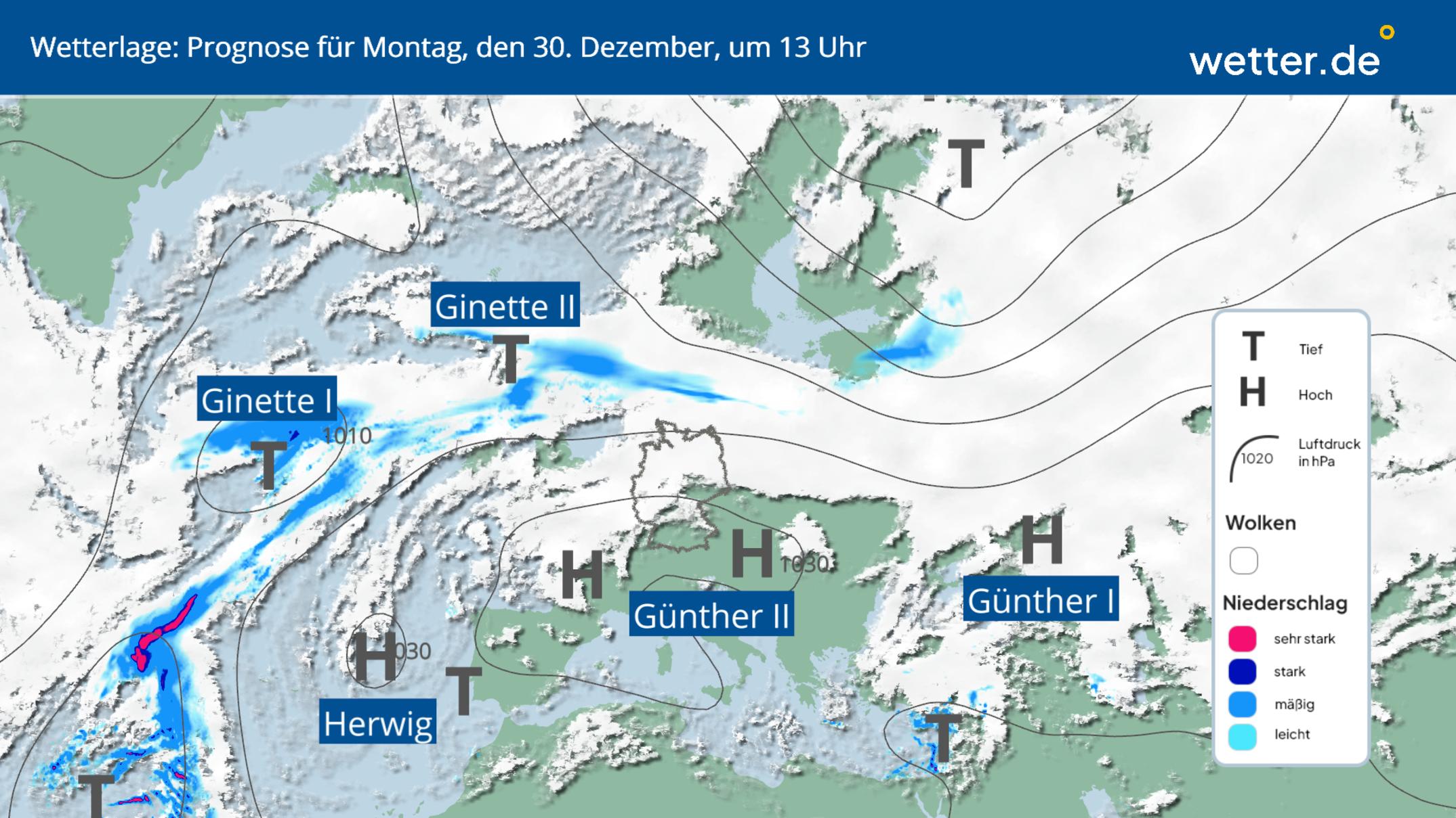 Unwetter Deutschland Diese Wettergefahren drohen direkt zu Neujahr und