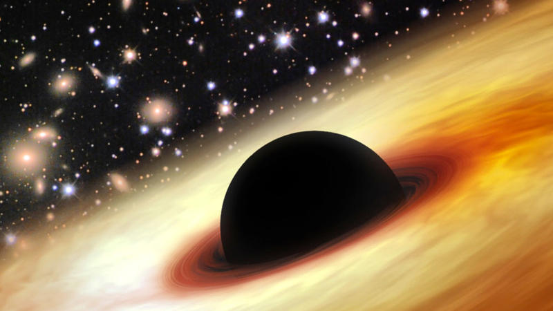 Astronomen haben im jungen Universum ein monströses Schwarzes Loch entdeckt.