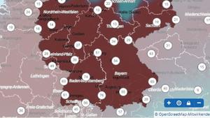 Mega-Niederschläge für den Süden Deutschlands erwartet