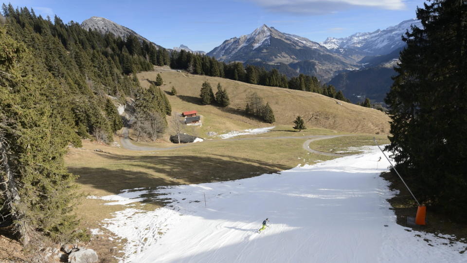 Alpen, Skifahren, Wintersport, Schneehöhen