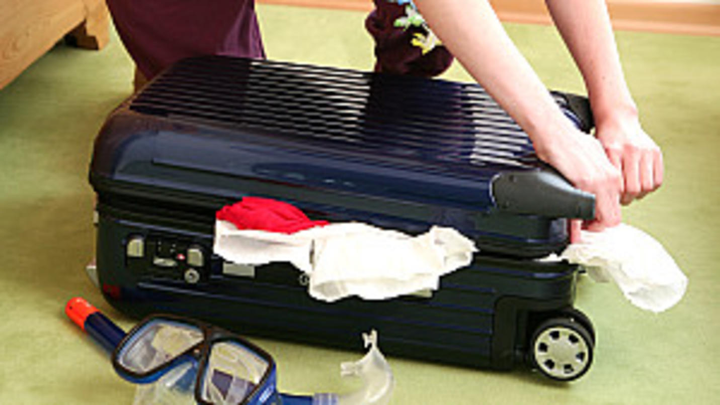 Koffer packen Tipps, wie Sie alles sicher verstauen wetter.de
