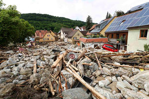 Unwetter in Braunsbach: Das große Aufräumen am Tag danach