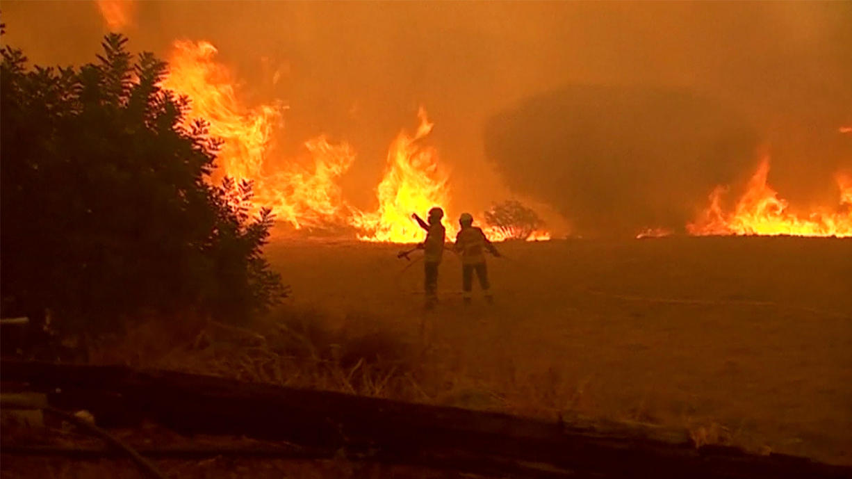 Die Waldbrände auf der Iberischen Halbinsel wüten weiter.