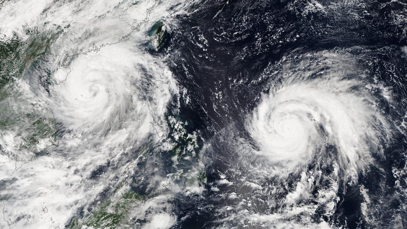 Super-Taifun 'Haima' vor den Philippinen