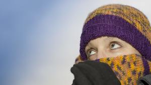 14.12.2010, Feature, im Bild eine Frau die sich zum Schutz vor der Kälte und den frostigen Temperaturen mit Haube, Schal und Handschuhen eingemummt hat, EXPA Pictures © 2012, PhotoCredit: EXPA/ Erwin Scheriau |