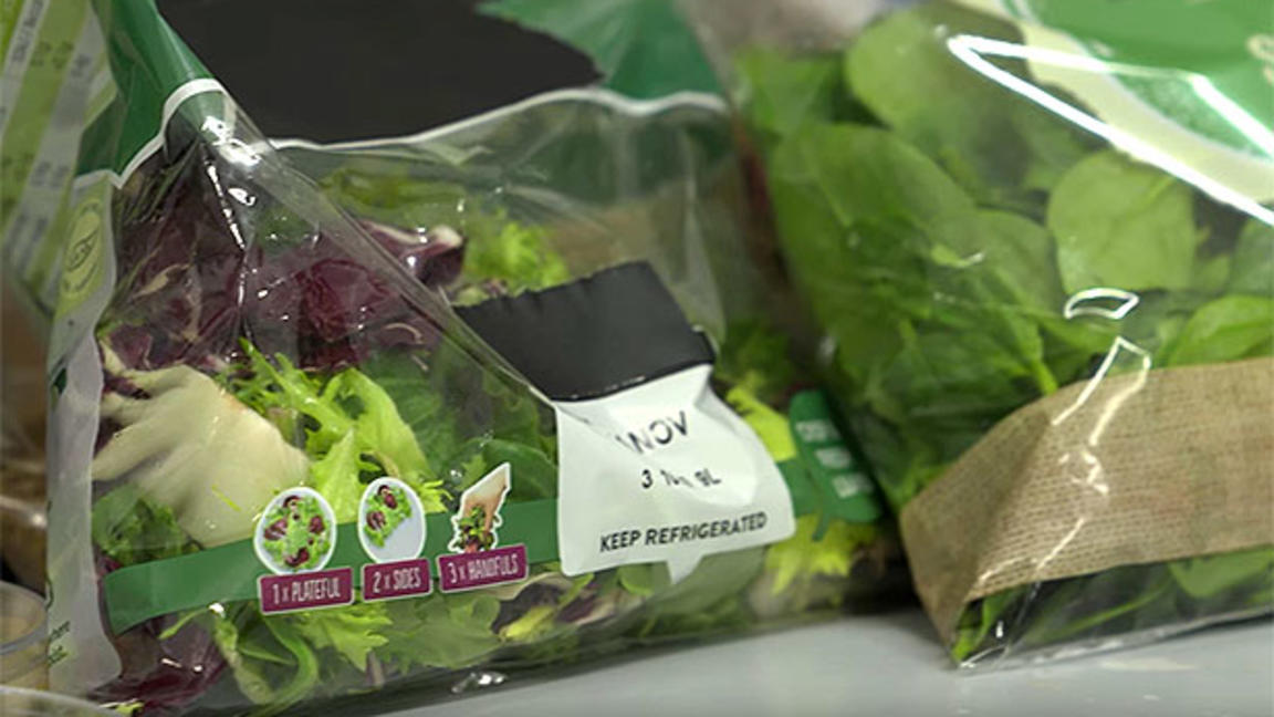 Abgepackter Salat steckt voller Keime