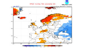 Prognose: NOAA berechnet nun kühlen Januar für Mitteleuropa