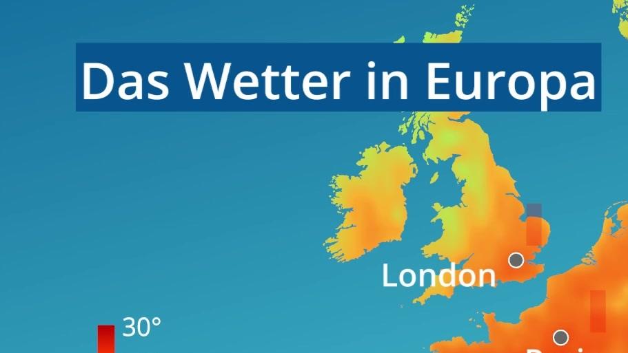 Die Temperaturentwicklung in Europa - wetter.de