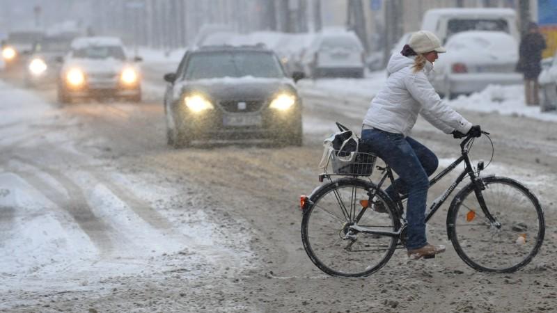 fahrrad fahren winter