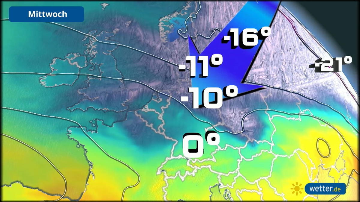 Video-News: Im Video: Sibirische Eisluft kommt nach Europa