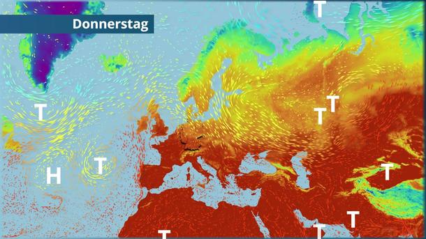 Kleiner Dämpfer vor der extremen Hitze