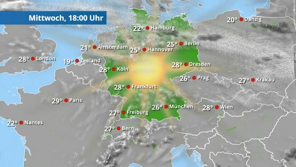 Im Norden anfangs ein paar Tropfen möglich