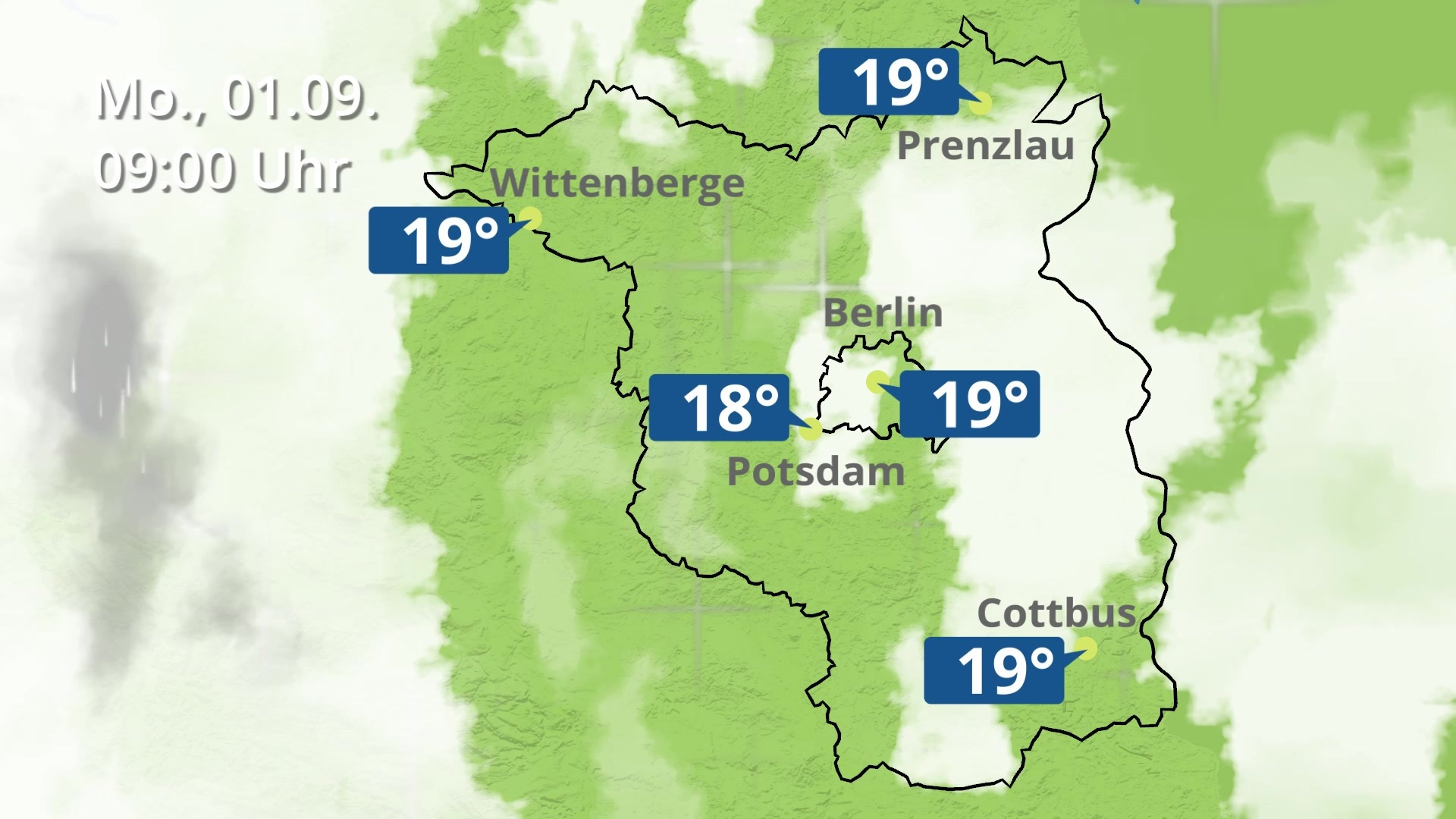 wie wird das wetter heute in cottbus