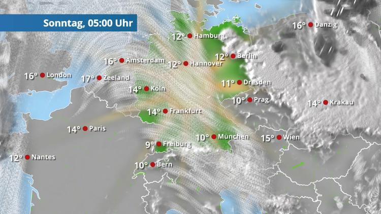 Stellenweise dichter Nebel