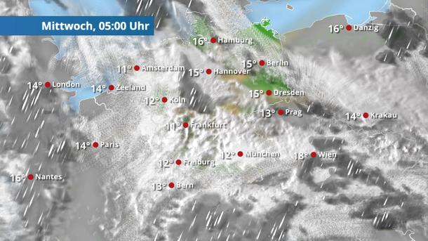 Der große Regen ist durch - Schauer bleiben
