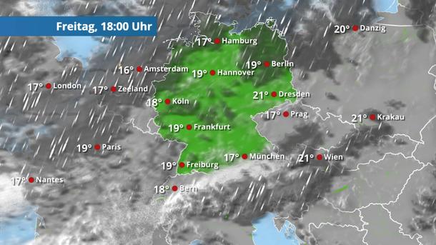 Schauer, Schauer, Schauer - erst abends trocken