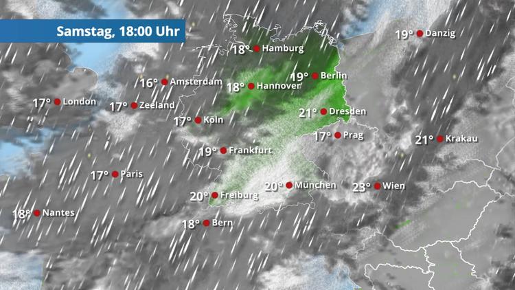 Ohne Schauer geht es nicht - kühl