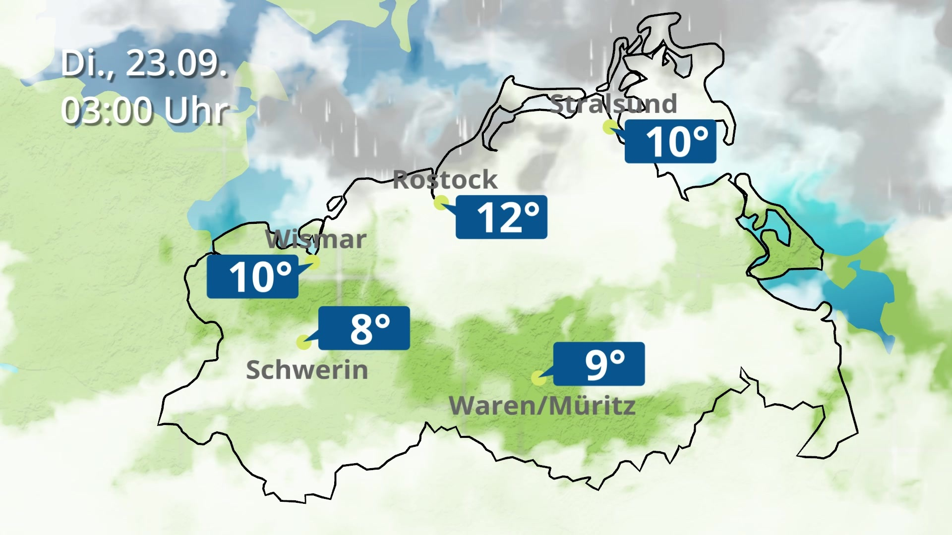 wie wird das wetter morgen in güstrow