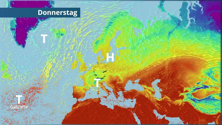 Hurrikan Gabrielle nimmt Kurs auf Europa