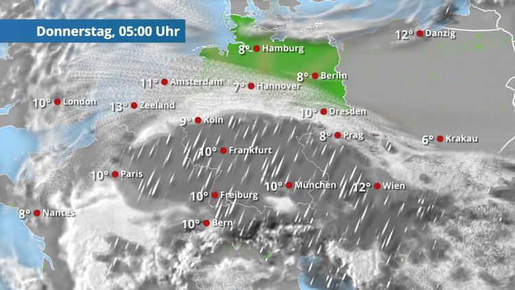 Viel Regen im Süden