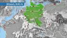 Regen und sogar Schnee im Süden
