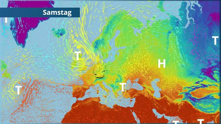 Am Wochenende wird es stürmisch bei uns