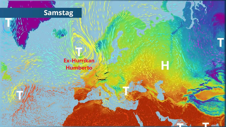 Ex-Hurrikan trifft Deutschland am Wochenende