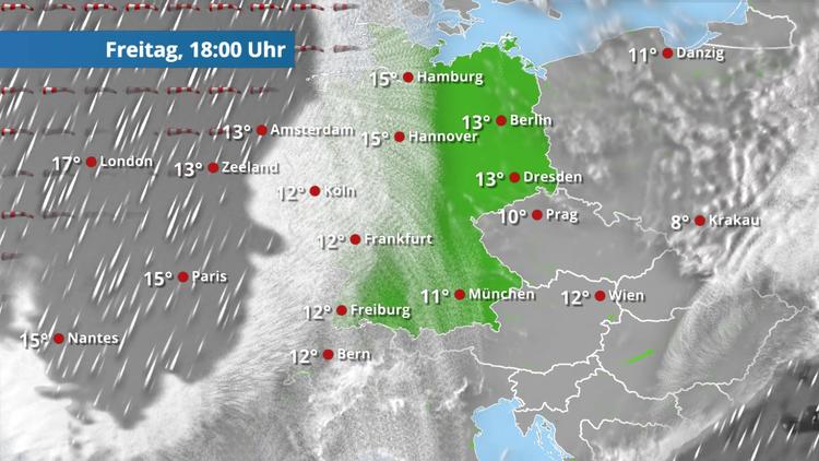 Der Regen kommt jetzt bald ins Land