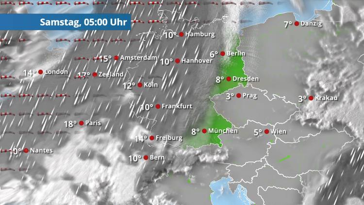Keine Chance: Jetzt kommt der Regen