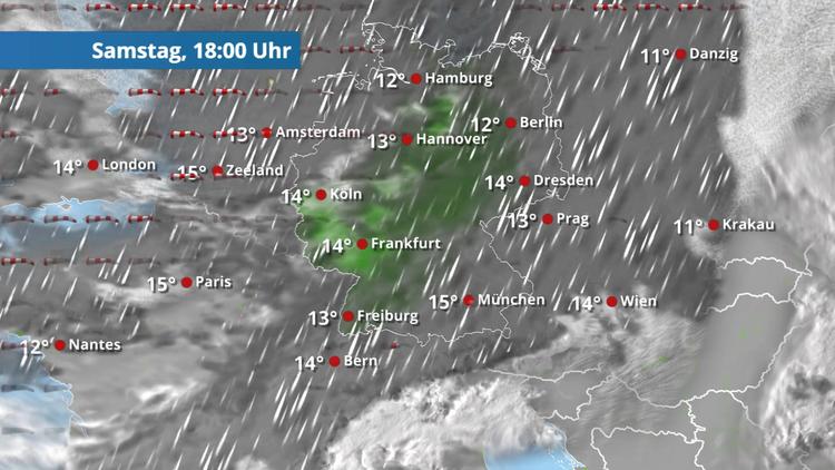 Sturmtief Detlef und Regen bestimmen das Wetter