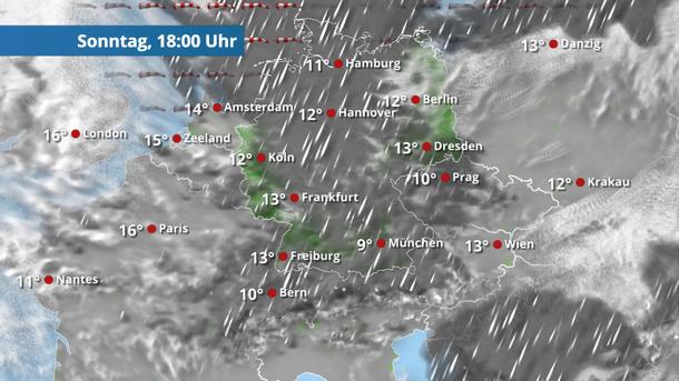 Der Sturm hält im Norden an