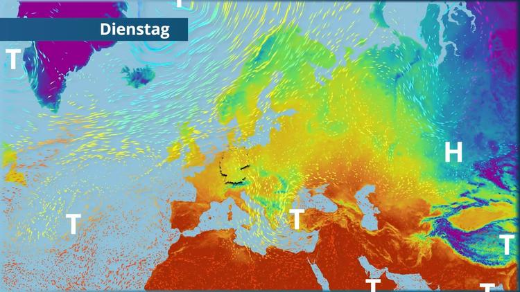 Herbstluft und teilweise stürmischer Wind