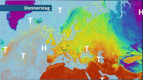 Von wegen Wärme - zum Wochenende gibt's Nordwind