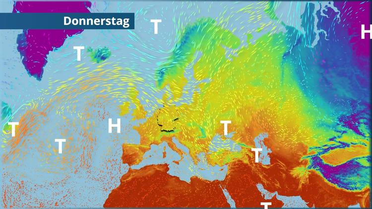 Von wegen Wärme - zum Wochenende gibt's Nordwind