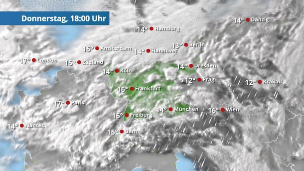 Viele, viele Wolken, aber nur wenig Regen