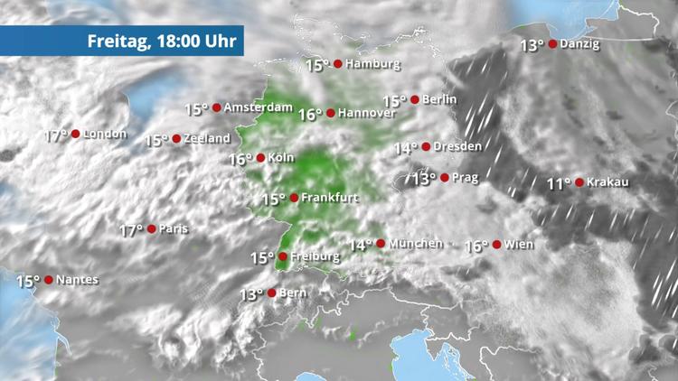 Wenige Schauer, aber die Sonne hat es schwer