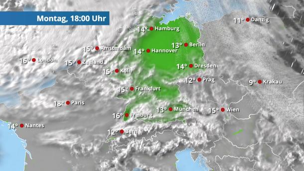 Oh, ein Sonnenloch im Nordosten!