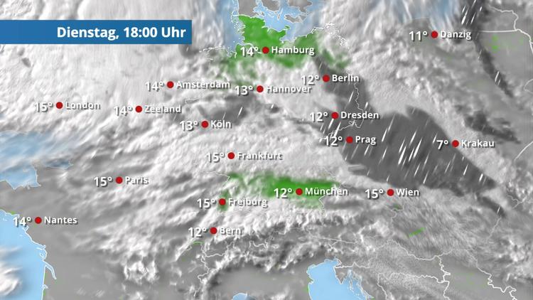 Kaum Lichtblicke und sogar etwas Regen