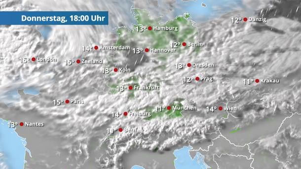Teils leichter Regen