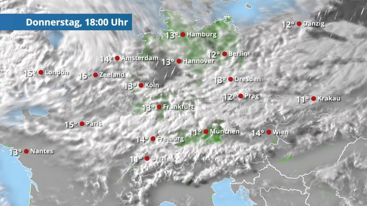 Teils leichter Regen