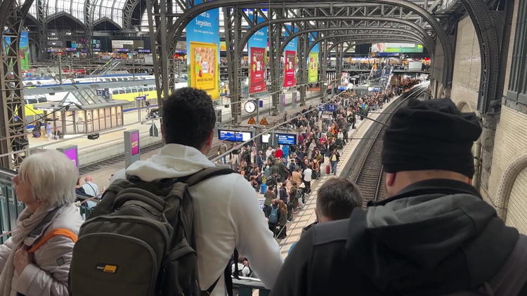 Zugausfälle und Verspätungen am Hamburger Hauptbahnhof