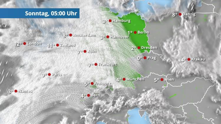 Kalt und trocken geht's erstmal weiter